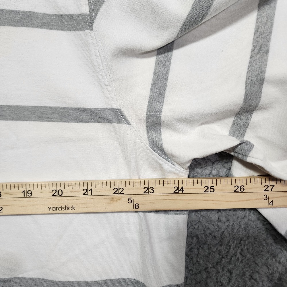 The‎ Regal Rugby Shirt Mens XLT Tall White Gray Striped Collared Long Sleeve - Picture 5 of 8